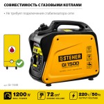 Подробнее... Генератор бензиновый STEHER GI-1500 инверторный